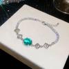 Bracciale Quadrifoglio Zircone Cuore - Gioiello Elegante e Versatile per Donna