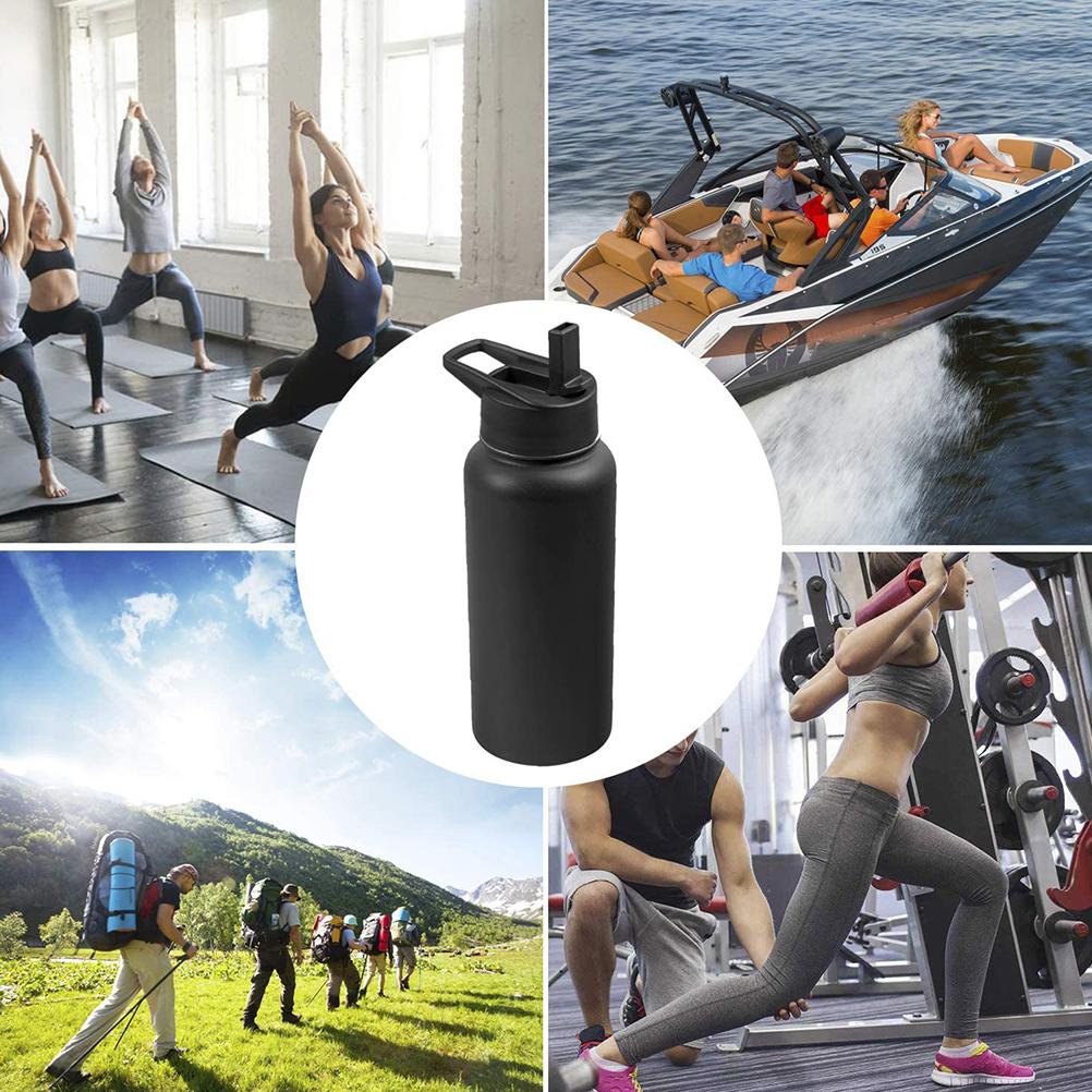 Straw Lid Compatible for Hydro Flask Wide Mouth Water Bottle Flip Straw  Straws Top Replacement Lids