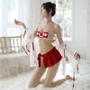 HOT New Sexy lingerie, love bra, bundled pleated skirt, shrine witch kimono uniform, temptation girl