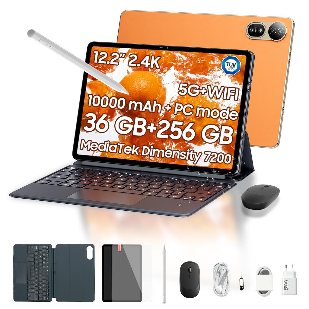 Blackview MEGA 12 5G Tablet 12.2 Inch 120Hz 12GB RAM 256GB ROM Android 16