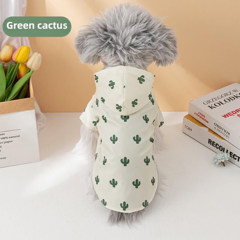 New Cat Dog Pet Non-leaking Thickened Durable Raincoat, Pet Clothes Pet Raincoat