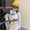Cartoon Duck Plush Kids Handbag With Breathable Design For Daily Use