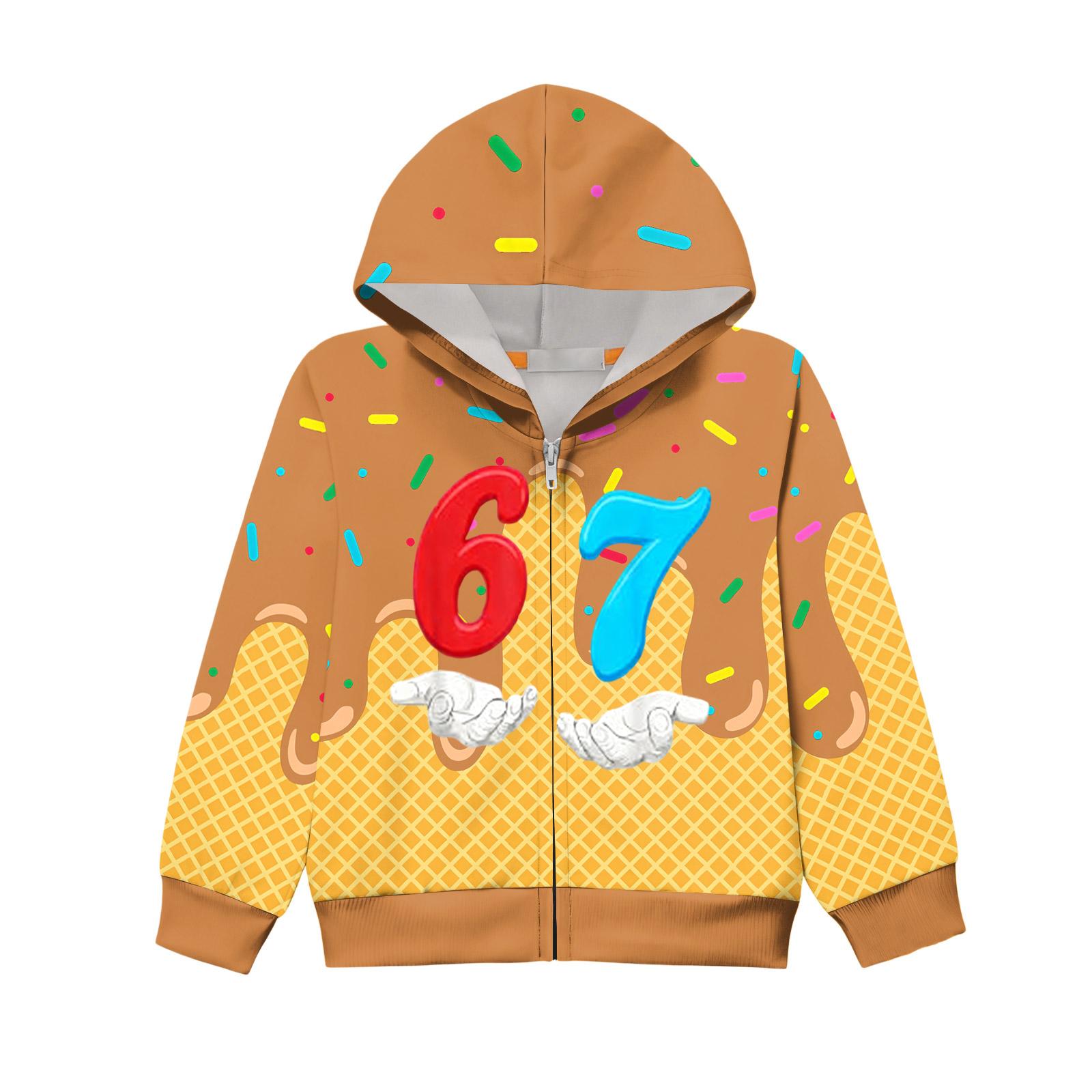 

Дитяча вільна куртка на блискавці з довгим рукавом та принтом 160 жовтий