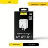 PISEN 20W Dual-Port Charger for Huawei & Apple Phones, PD20W Fast Charge, 3C Certified.