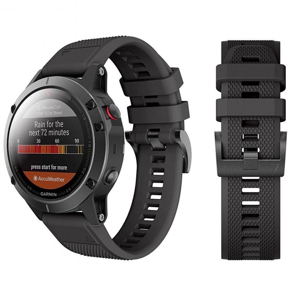 Tech-Protect Smooth Garmin Fenix 5 / 6 / 6 Pro / 7 Black