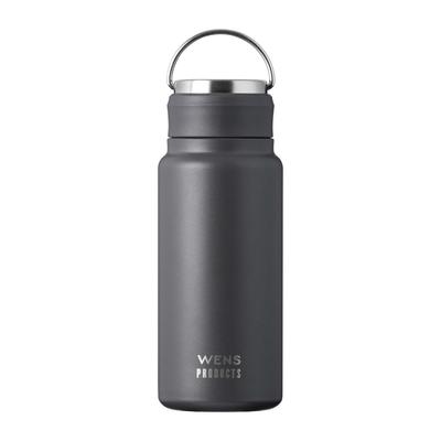 Atlas Wasser Kaltes Thermo-Vakuum Edelstahl Integrierter Griff Nahtlose Schraube Direkt Einfach zu Einfach zu Outdoor WENS Grau Wärmflasche, 530 ml,