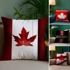 Canada Canadian Flag CA Leaf Pillow Case Plush Fabric Soft Double Sided Print Home Sofa High Quality Cushion Cover Throw