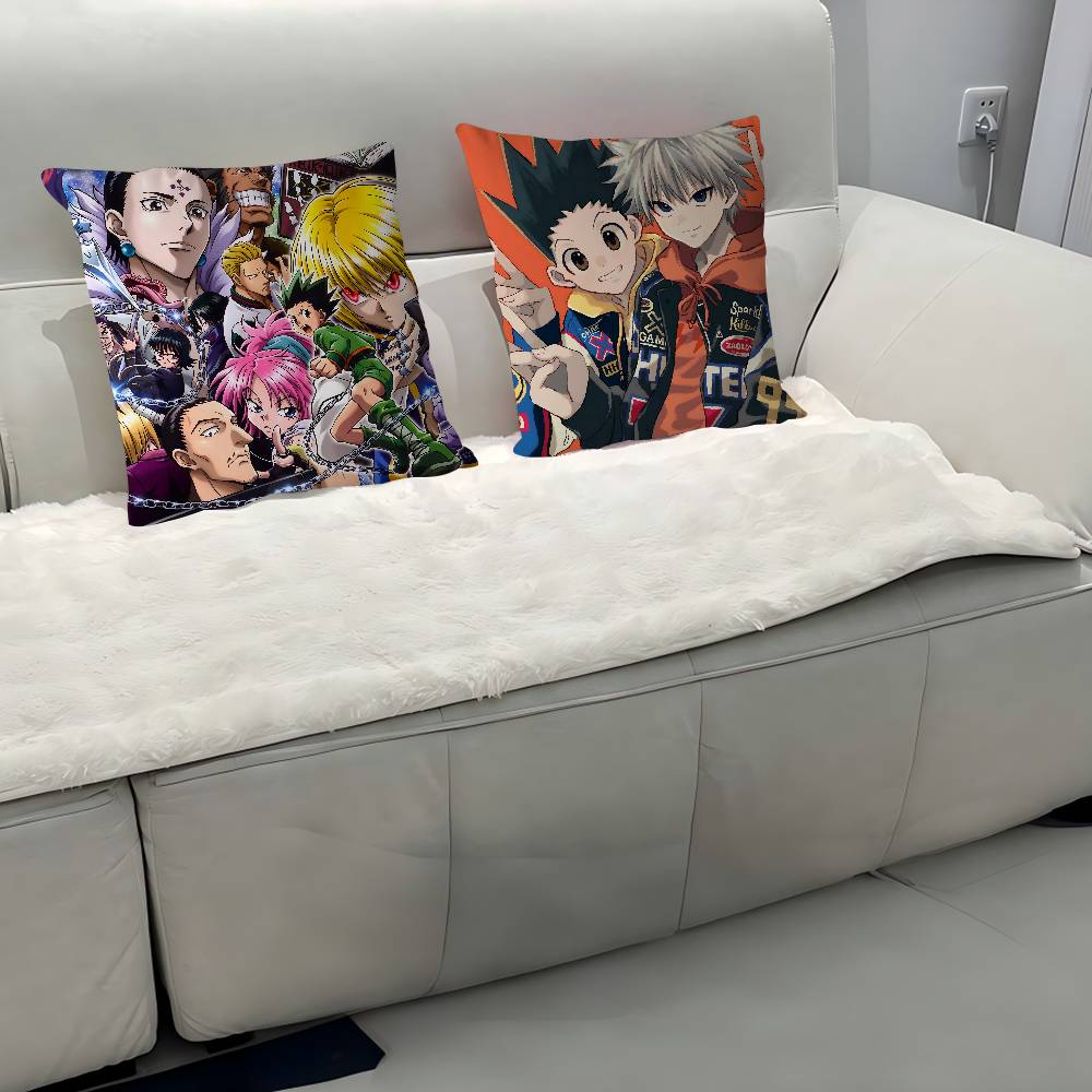 H-Hunter X H-Hunter Cushion Cover Decorative Pillow Sofa Home Decor Case Pillow Cases