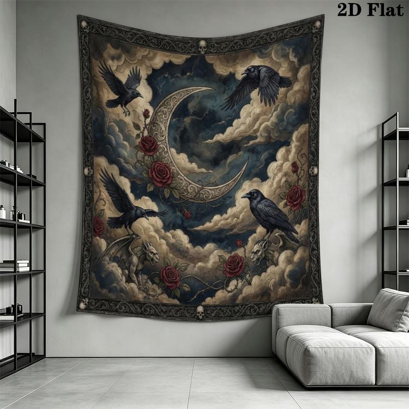 Sky Wall Tapestry Aesthetic Wall Hanging Printed Fabric Blanket Decorative Tapestries for Bedroom Living Room Home Decor