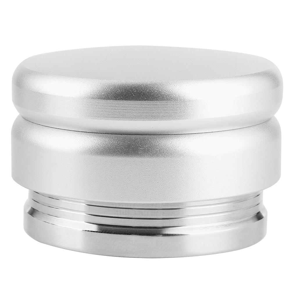 

Adjustable Stainless Steel Coffee Tamper Flat Base Coffee Powder Distributor Leveler Tool for Home OfficeSilver