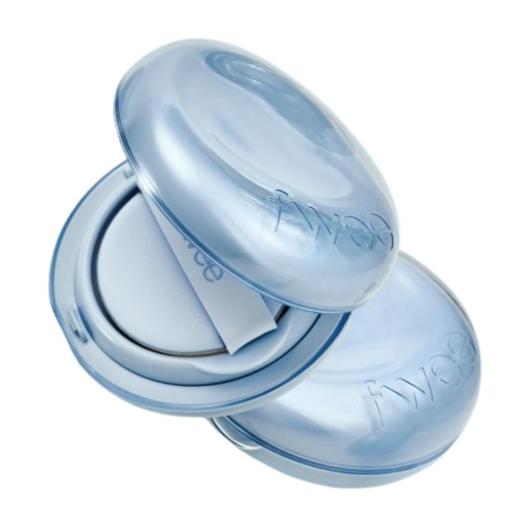 fwee Cushion Foundation Cushion Glass CUSHION GLASS NATURAL Korean Cosmetics Moisture Covering Power Natural SPF50+ PA+++ (03 Glass, 13g)