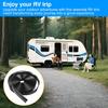RV Trim Molding Ert 1" - RV Vinyl Trim Ert 50’ Black - Camper Trim Molding Exterior, UV-Resistant RV Weather Stripping Exterior, For Camper Travel