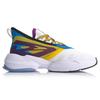 New LiNing Transcend Anti Slip Wear Resistant Low Top Running Shoes Men's White Blue AGLQ029-3