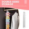 Hanging Yoga Legging Storage Organizer Oxford Cloth Legging Storage Hanger with 26 Pockets Closets Roll Holder for Yoga T Shirts