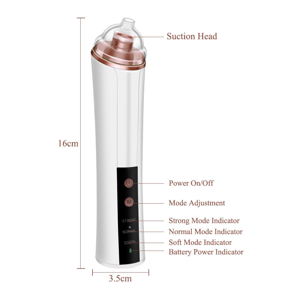 Rechargeable Blackhead & Pore Cleaner Suction Instrument