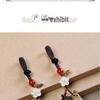 Unisex Personalized Hugging Pear Keychain: Red & Green Sandalwood Pendant Phone Chain