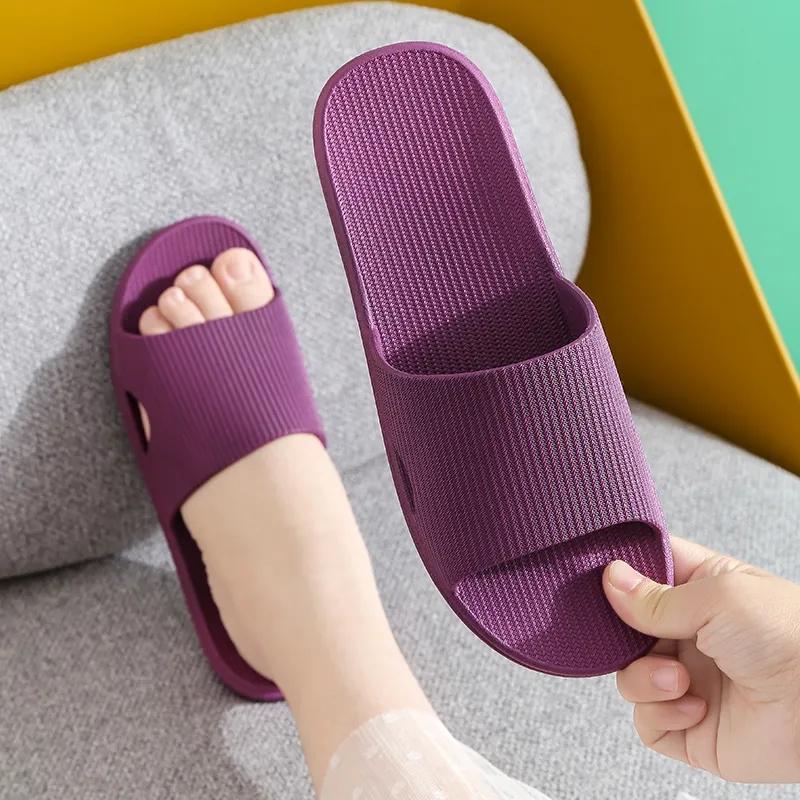 Women's Slippers Summer Couple Bathroom Bath Sandals Home Household Indoor Non-slip Deodorant Men's Slippers Four Seasons Universal Sandals