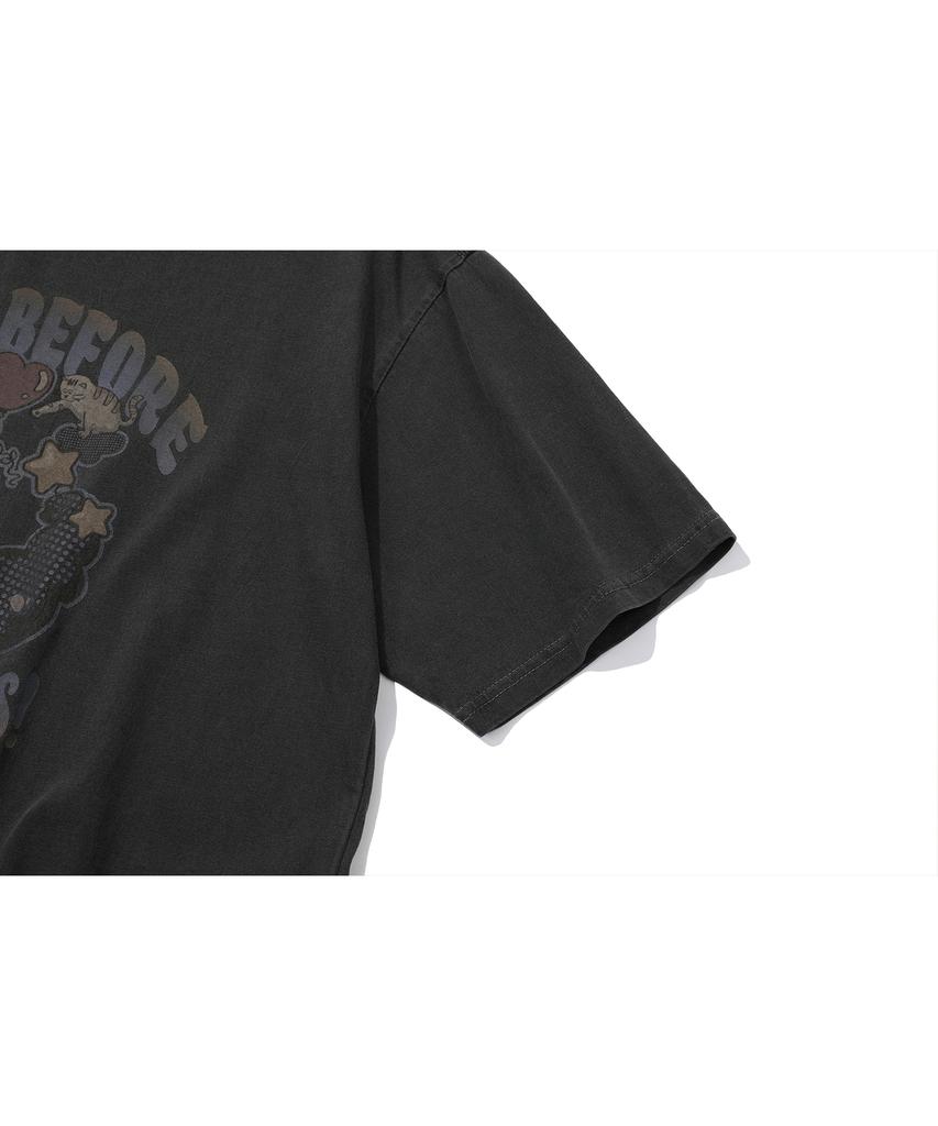 CPGN STUDIO Explo Bunny Pigment Short Sleeve T-Shirt Smoke Black