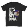 Unisexs TShirt Its In My DNA American Samoa Flag Samoan Amazing Cotton Tees Short Sleeve T Shirt O Neck Clothing Gift Idea