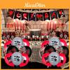 Head Cartoon Siren Cat Horror Theme Birthday Party Balloon Banner Topper Cake