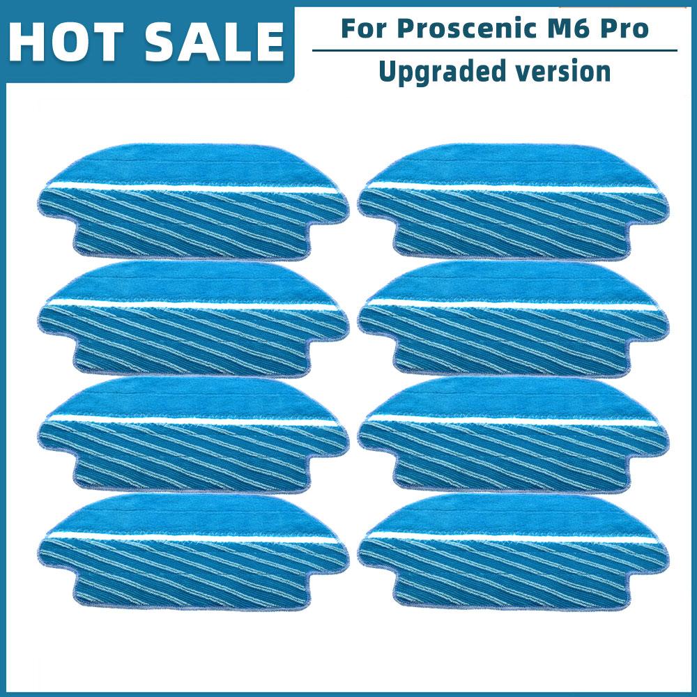 Replacement For Proscenic M6 Pro Robot Vacuum Cleaner Spare Parts Accessories Roller Main Side Brush Hepa Filter Mop Rag Cloth