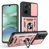 AMORUS For Xiaomi Poco C71 4G/Redmi A5 4G (171.7mm) Case Kickstand PC+TPU Phone Cover with Camera Lens Slider