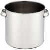 EBM 18-8 Kitchen Pot/Stock Pot, 20cm, with Handle, Silver