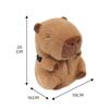 Car Tissue Boxes Capybara Plush Accessories Car Backseat Hanging Tissue Bag Box Plush Holder Cover Auto Toys Interior Decoration