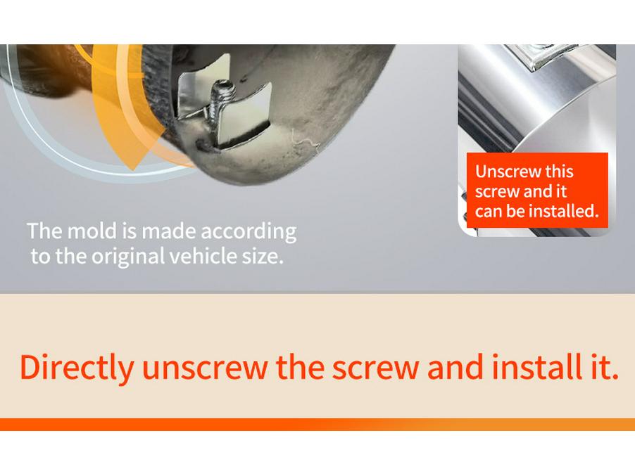 Stainless Steel Tailpipe Cover for 6.8CM-7.3CM Exhausts