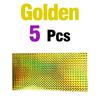 5 Sheets 8x4 Inch Fishing Lure Holographic Fish Scale Sticker - Adhesive Luminous Tape for Lure Making, Metal Baits, DIY Craft
