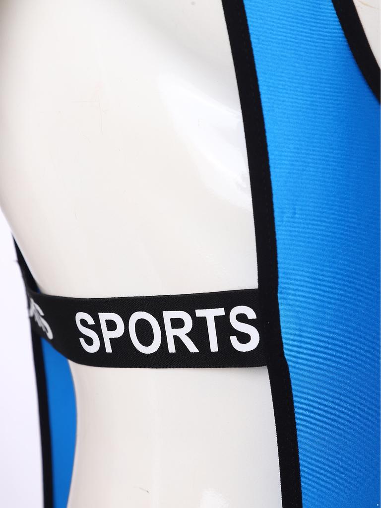 Men‘s Shiny One Piece Swim Bodysuit S-3XL Low Cut Neck Strappy Side Open Elastic Waistband Boxer Bottom for Bodybuilding Pool Training