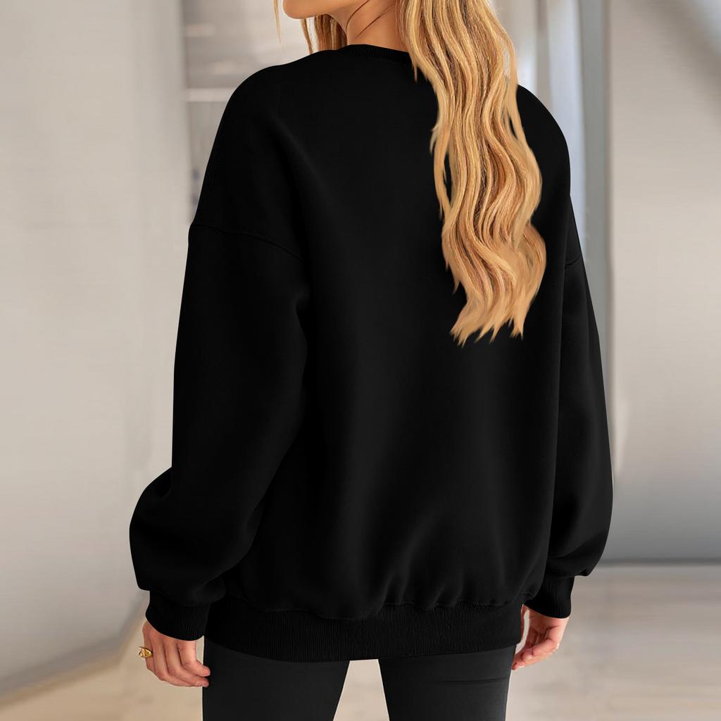 Women's  Sweatshirt Fall Vintage Graphic Long Sleeve Pullover Sweatshirt