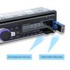 Car Radio Player, Car Stereo Receiver with LED Display, USB 2.0 Input Player, Bluetooth