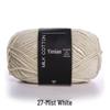 4-Ply Yimian Medium-Fine Milk Cotton Baby Yarn for Hand-Knitted DIY Projects