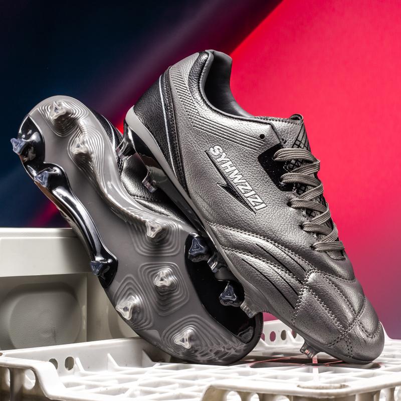 

2025 New New Men Football Boots Ankle Non-Slip Boys Fg Soccer Shoes Professional Sneakers Sports Shoes Unisex Match Comfort high 45
