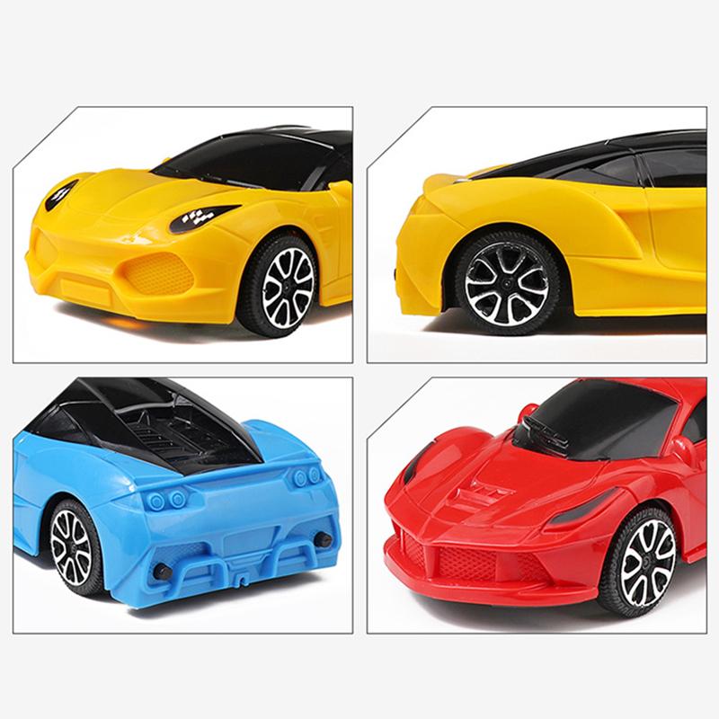 1Pc Simulation Remote Control Car Random Color Model Electric 2-Way Rc Sports Car Toy For Boys Girls Birthday Gifts Random Color
