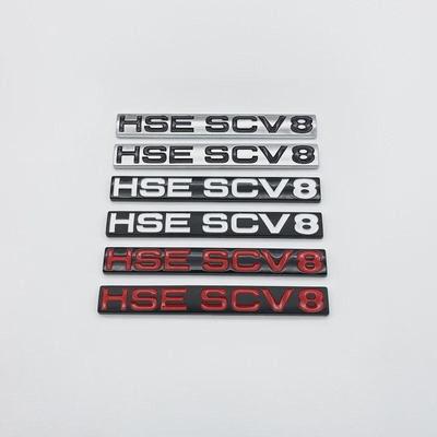 3D písmena ABS HSE SCV8 edice kufru znak boční odznak auta nálepka s logem chrom stříbrná černá červená