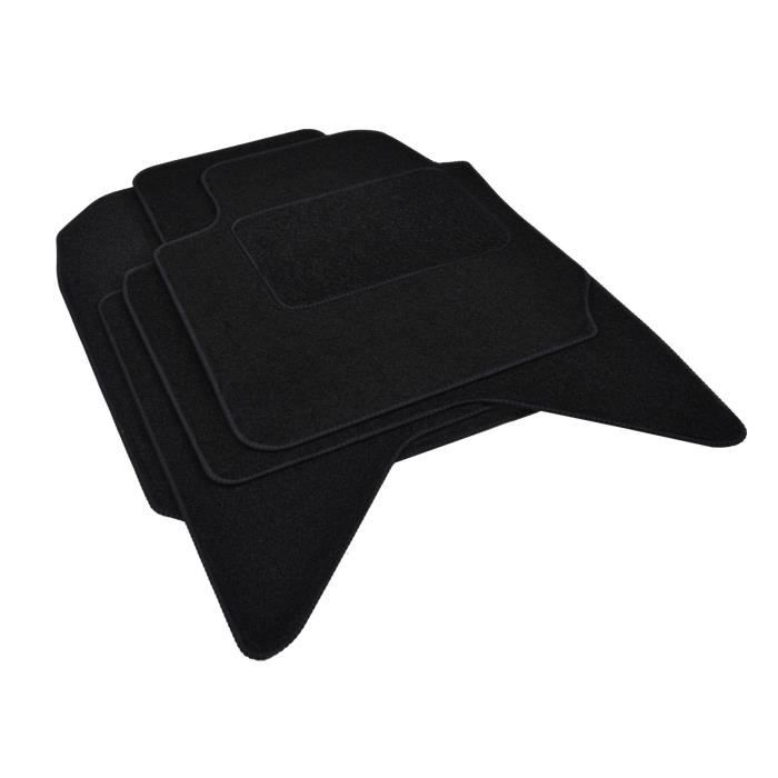Tapis De Sol - Isuzu - D Max - Velours Noir - 4 Pièces - Ajustement Précis