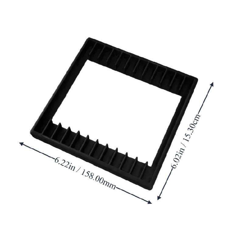 Disc Case Collection Display Stand with 12 Separate Dividers to Keep Each Case Vertical, Separated, and Visible for Browsing