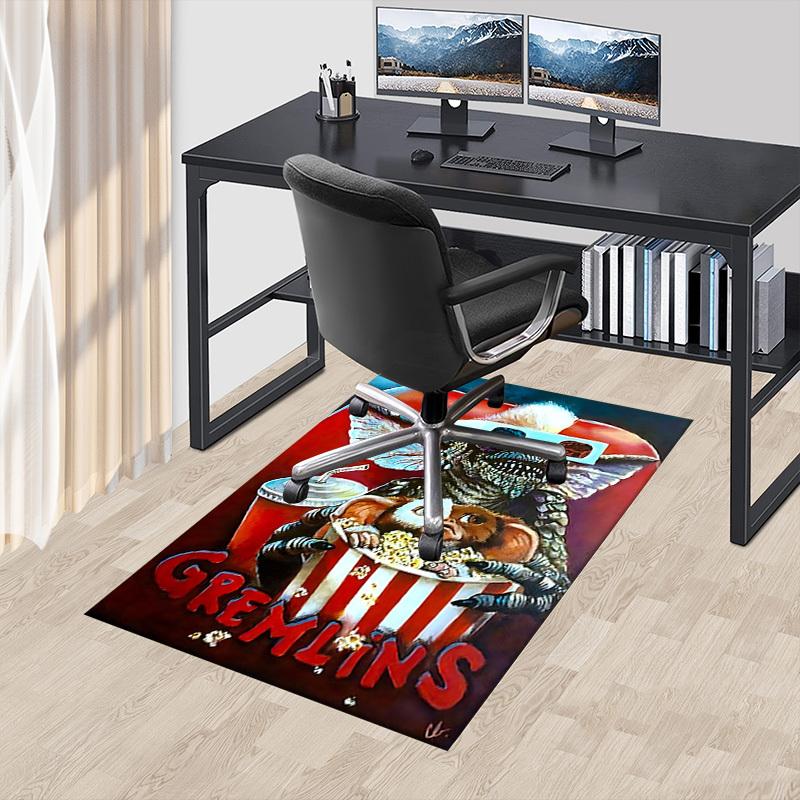 1 tappeto 3D Gremlins, tappeto per ufficio, tappetino per esterni, decorazione per la casa, tappeto per festival