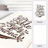 Bible Notes Planner SOAP Method Bible Study Journal 200-Page Thick Paper Notebook for Scripture Reflection And Prayer Tracking