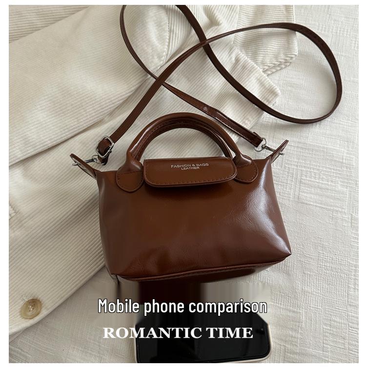 2025 Stylish Dumpling Crossbody & Shoulder Bag - Trendy Niche Design Ladies' Bucket Bag