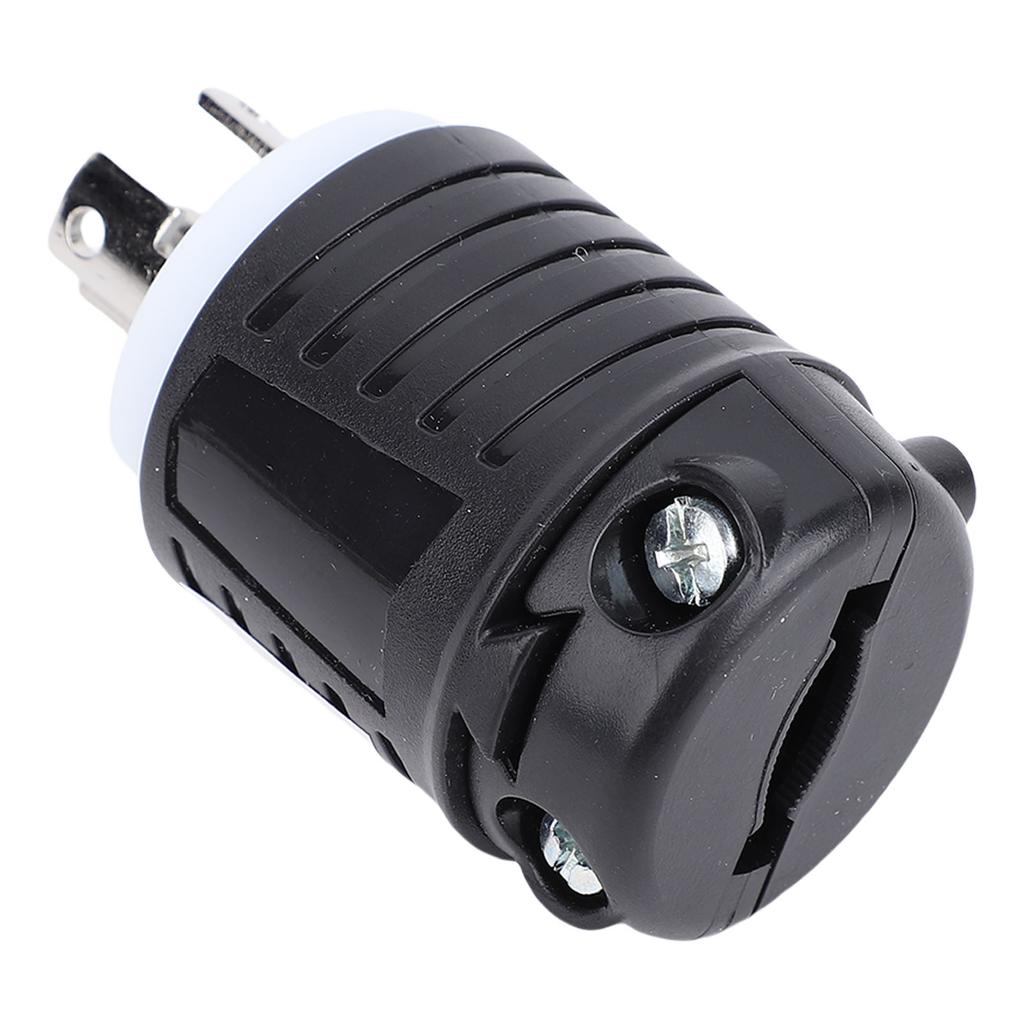 Generator Locking Adapter Plug 15A for NEMA L5 15P Locking Plug For RV Campground Generator Power Socket