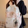 Schoolbag New Go Out Lightweight Star Schoolbag Female Junior High School Students Ins Niche High Value Backpack Female Large Capacity Backpack