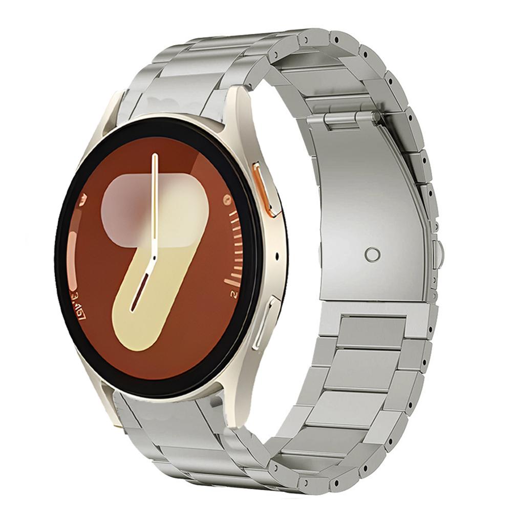 Titanium Alloy Strap for Samsung Galaxy Watch 7 44mm 40mm/6 Classic 47mm 43mm/5 Pro 45mm No Gap Bracelet for Galaxy Watch 6 5 4