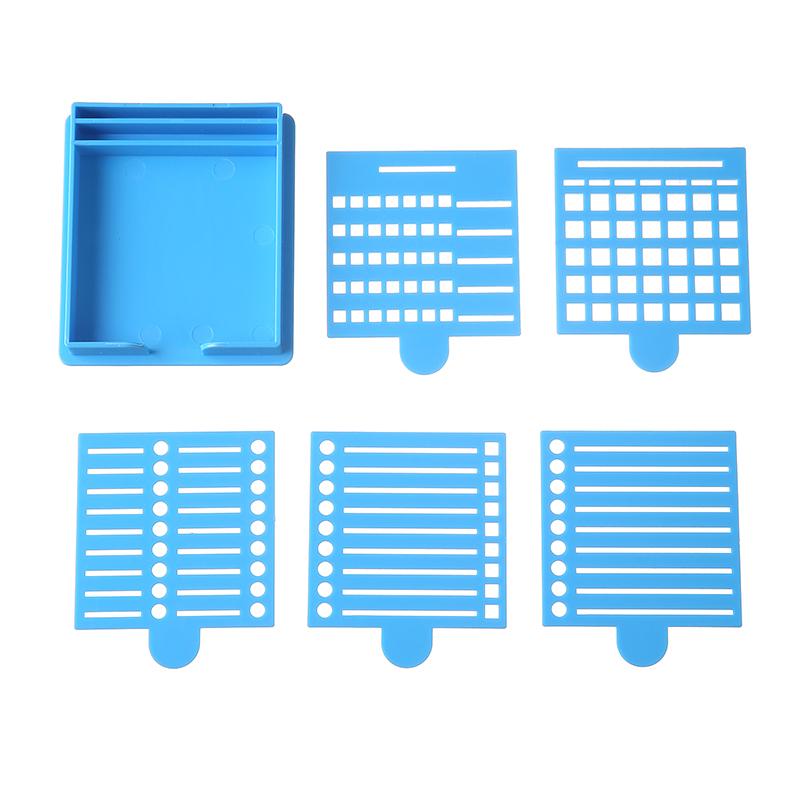 Sticky Note Dispenser Versatile Sticky Note Stencil School Supplies Desk Accessories Sticky Note Holder With Template