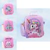Eva Kids Lunch Bag With Cartoon Animal Pattern For Elementary School Students