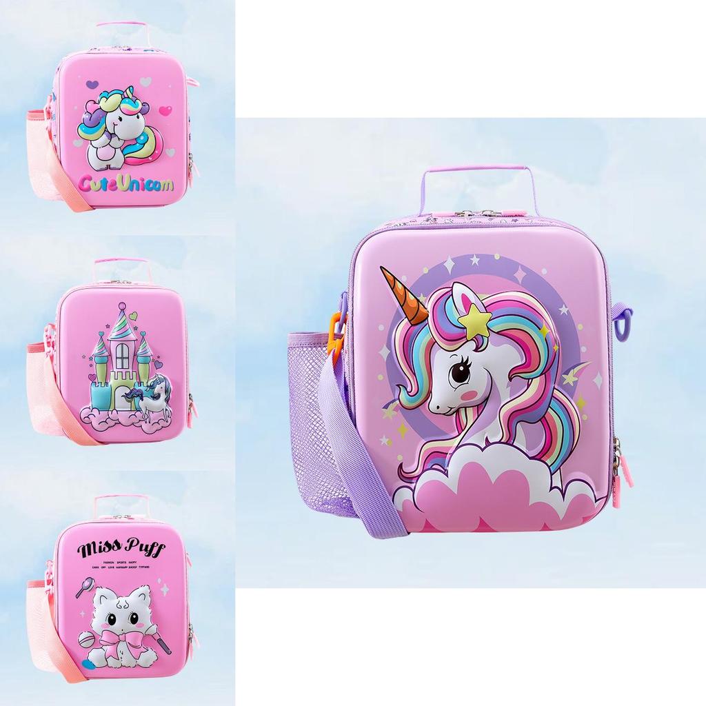 Eva Kids Lunch Bag With Cartoon Animal Pattern For Elementary School Students