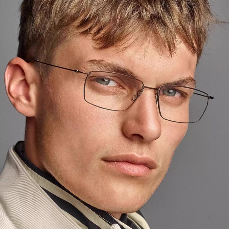 5509 Ultra Light Titanium Glasses Frame Men Retro Square Eyeglasses Woman Eyewear Myopia Optical Prescription Brand Spectacle