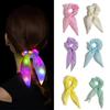 LED Elastic Hair Scrunchies for Kids Braids Luminous Elastic Hair Rope Daily Wear Hair Accessories for Toddler Girls